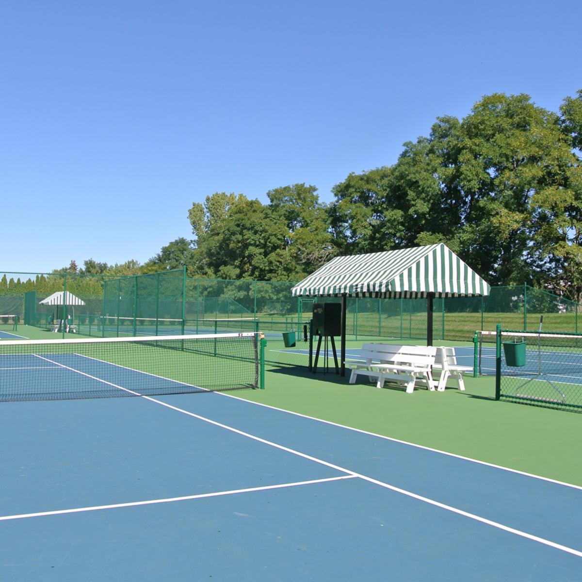 tennis outside