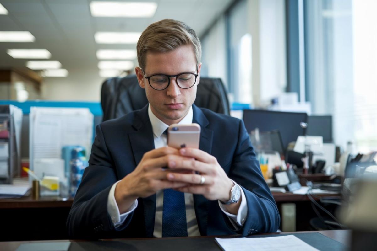 Frustrated person attempting to unlock iPhone after forgetting password, looking at disabled screen