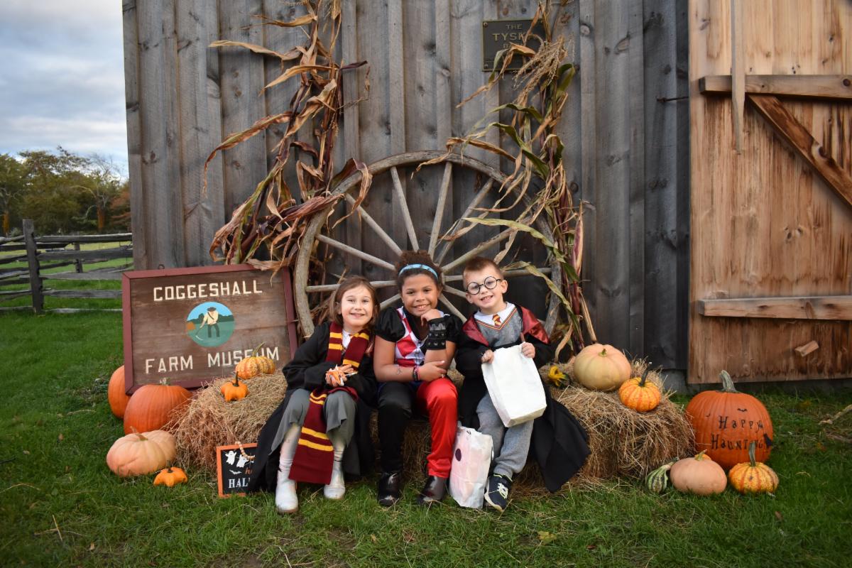 Halloween at Coggeshall Farm Museum Kids in Costume