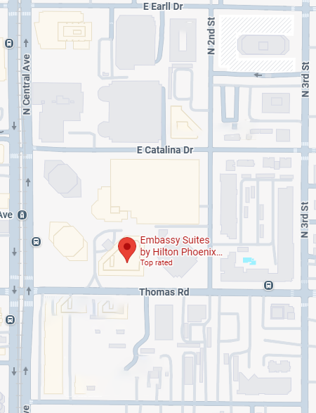 Embassy Suites Phoenix Downtown Map