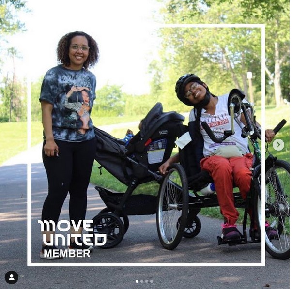 Athlete in hand cycle 