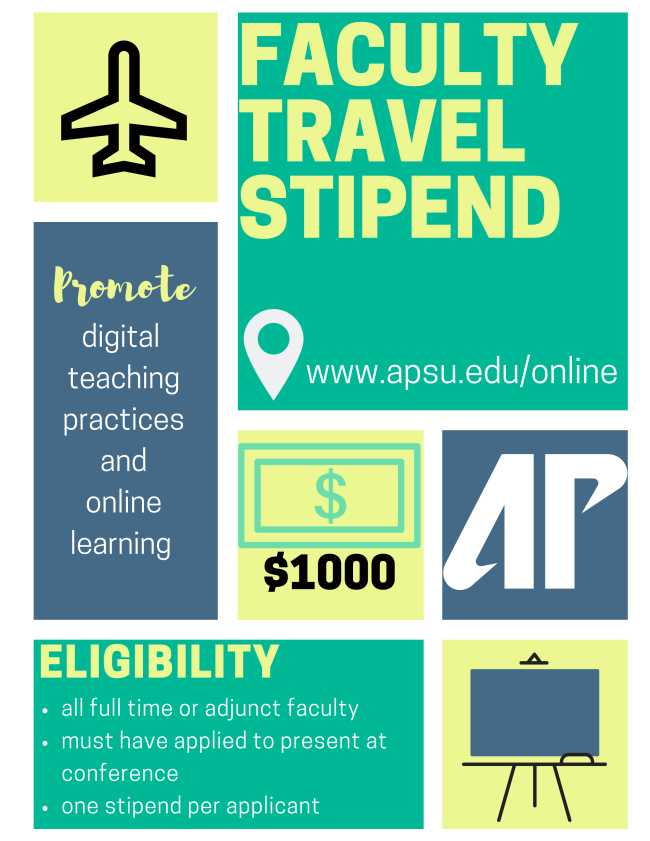 faculty travel stipend graphic