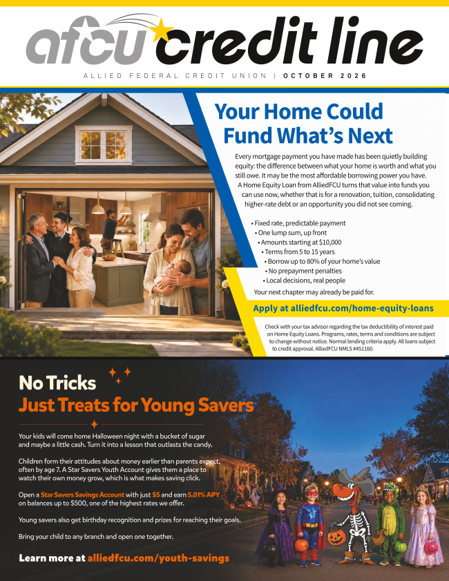 AlliedFCU October newsletter