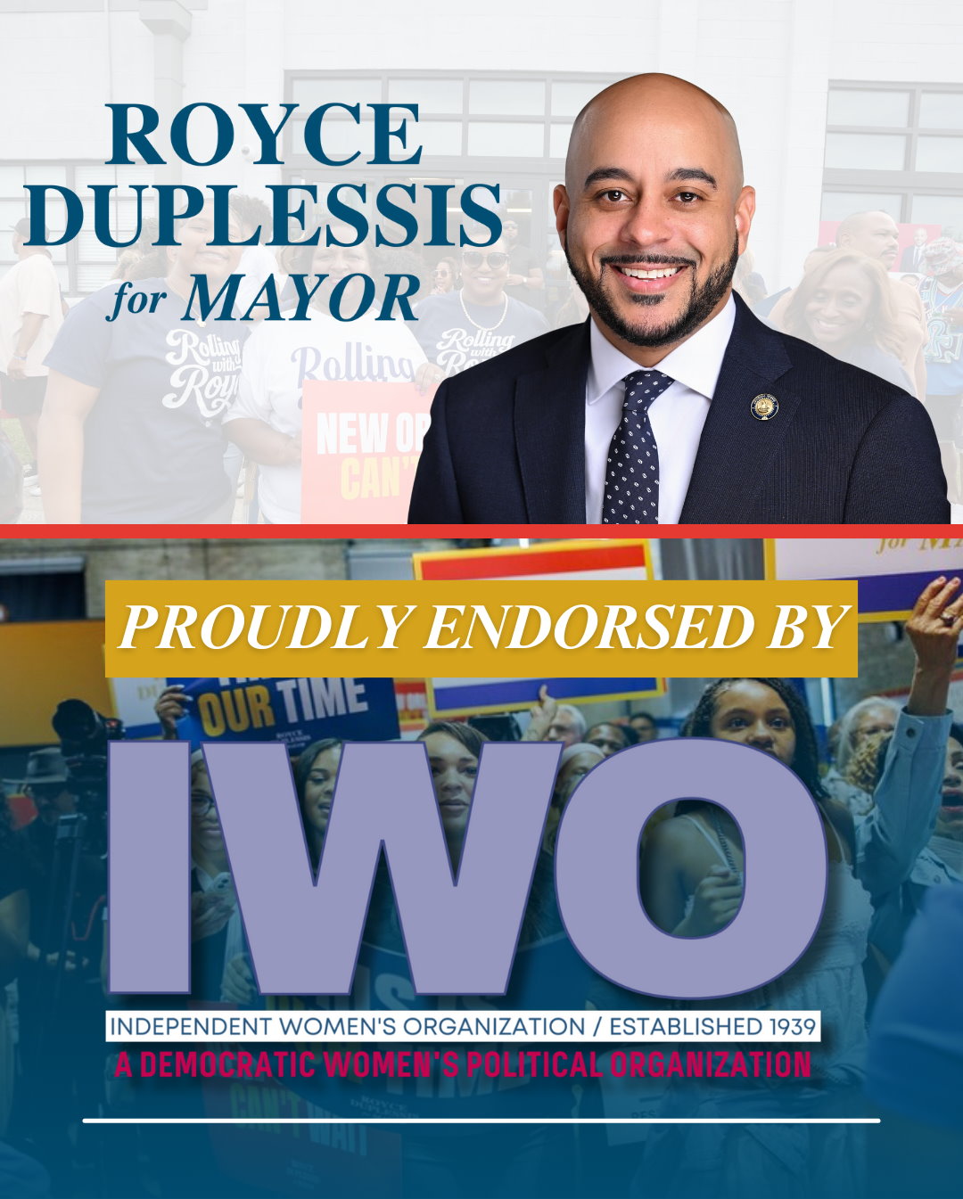 Royce Duplessis - IWO-endorsement