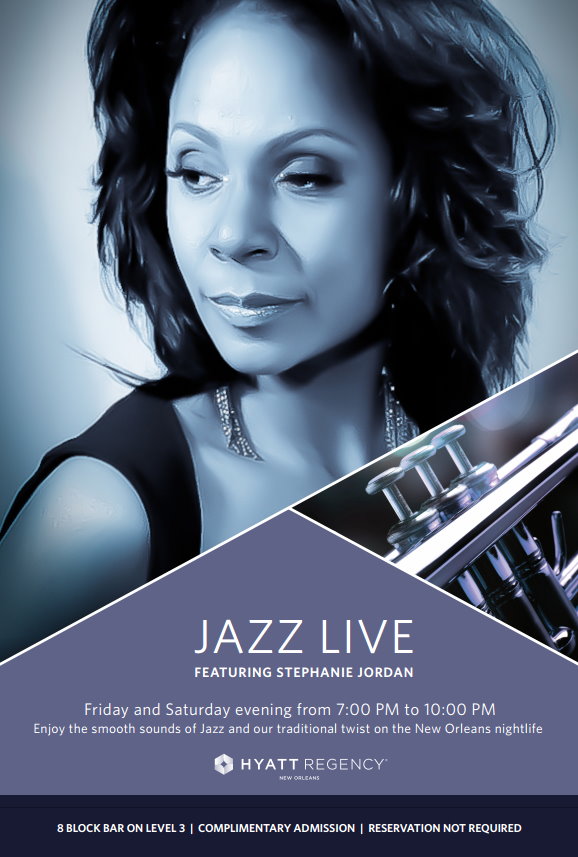 Stephanie Jordan - Jazz Live Hyatt Official Poster