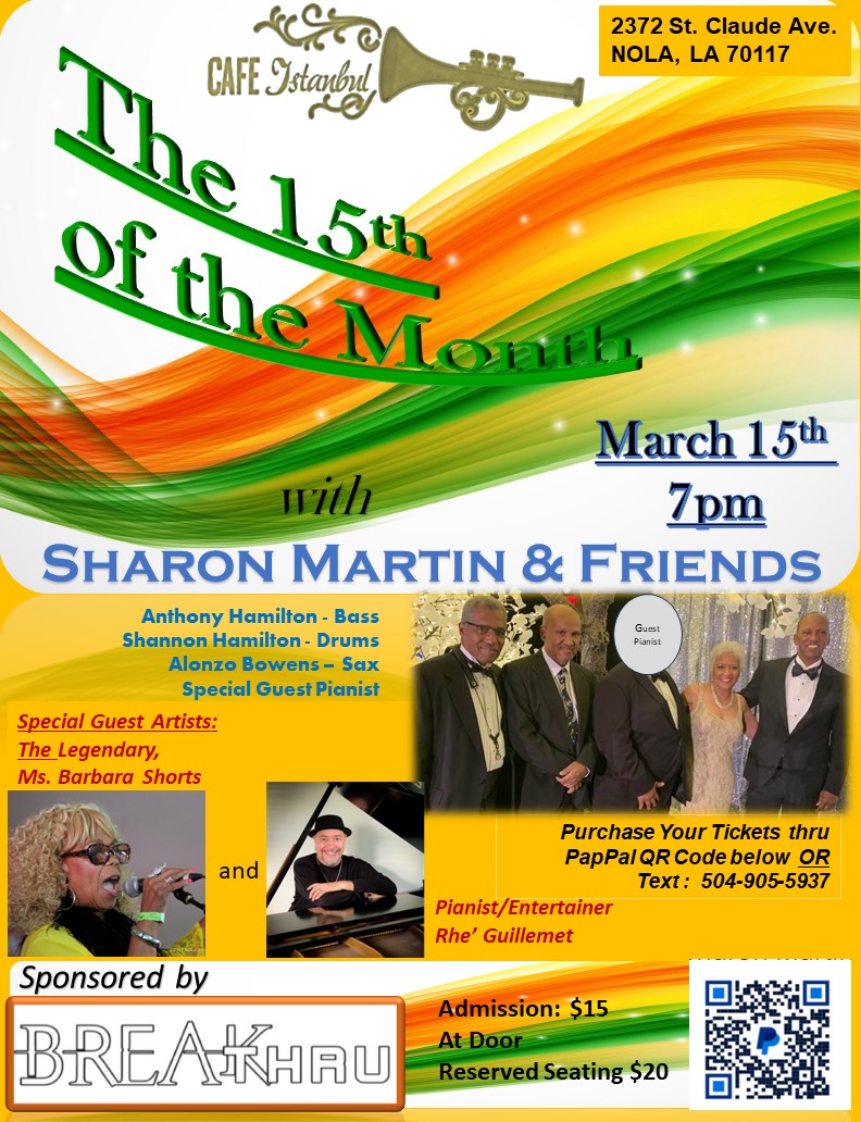 Sharon Martin - 15th-of-the-month