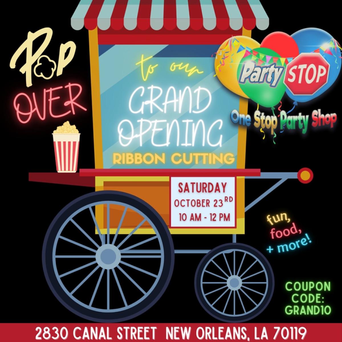 Grand Opening For The Largest Party Supply Store In New Orleans