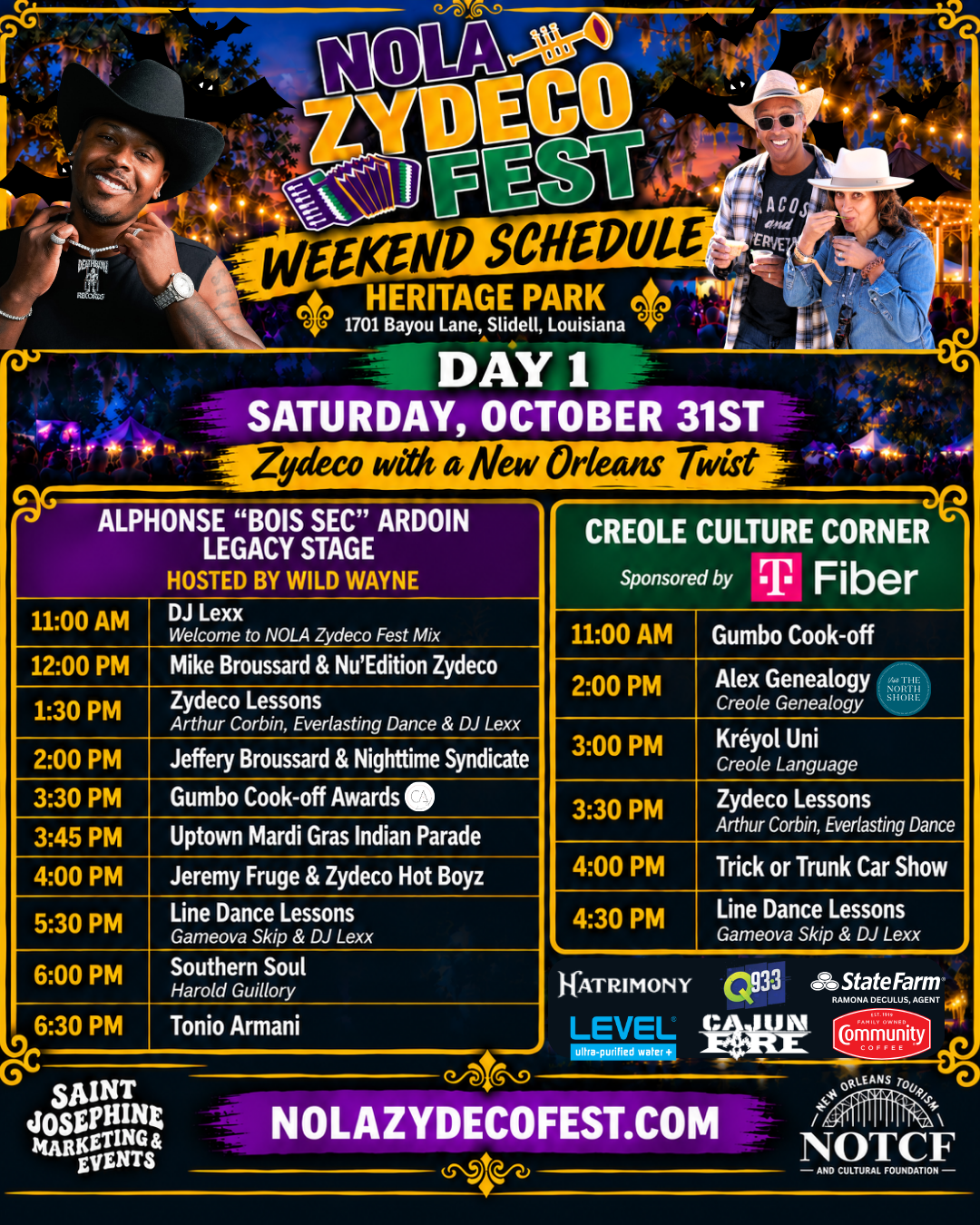 NOLA Zydeco Fest Lineup Is Here - Day 1
