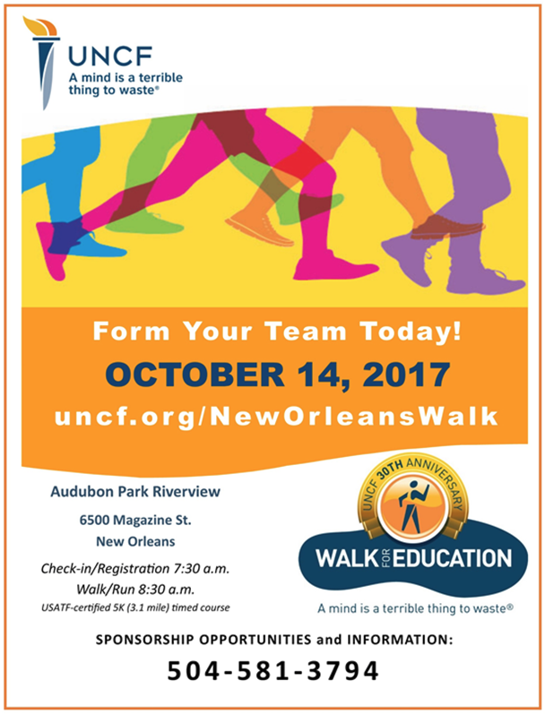 UNCF Form Your Team 2017