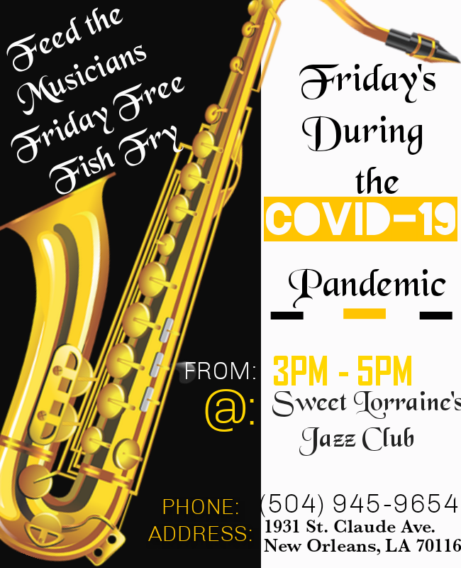 Sweet Lorraine's Jazz Club - Feed the Musicians