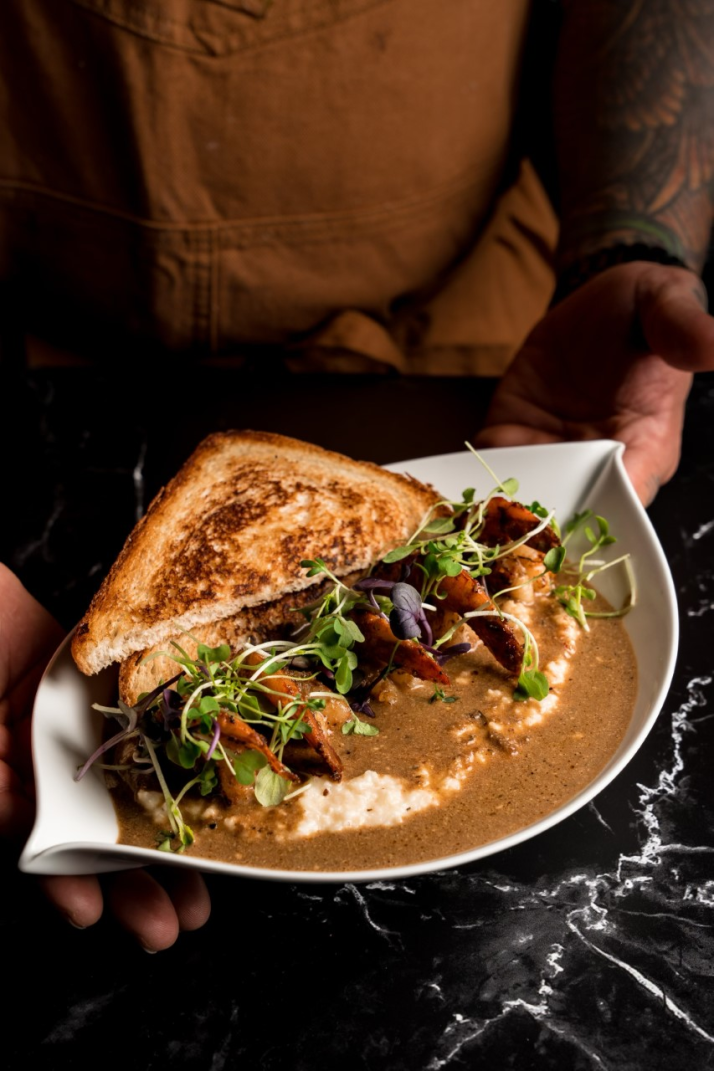 Scrambled 7 - Shrimp & Grits