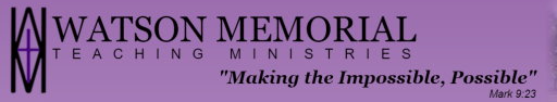 Watson Memorial Teaching Ministries_banner