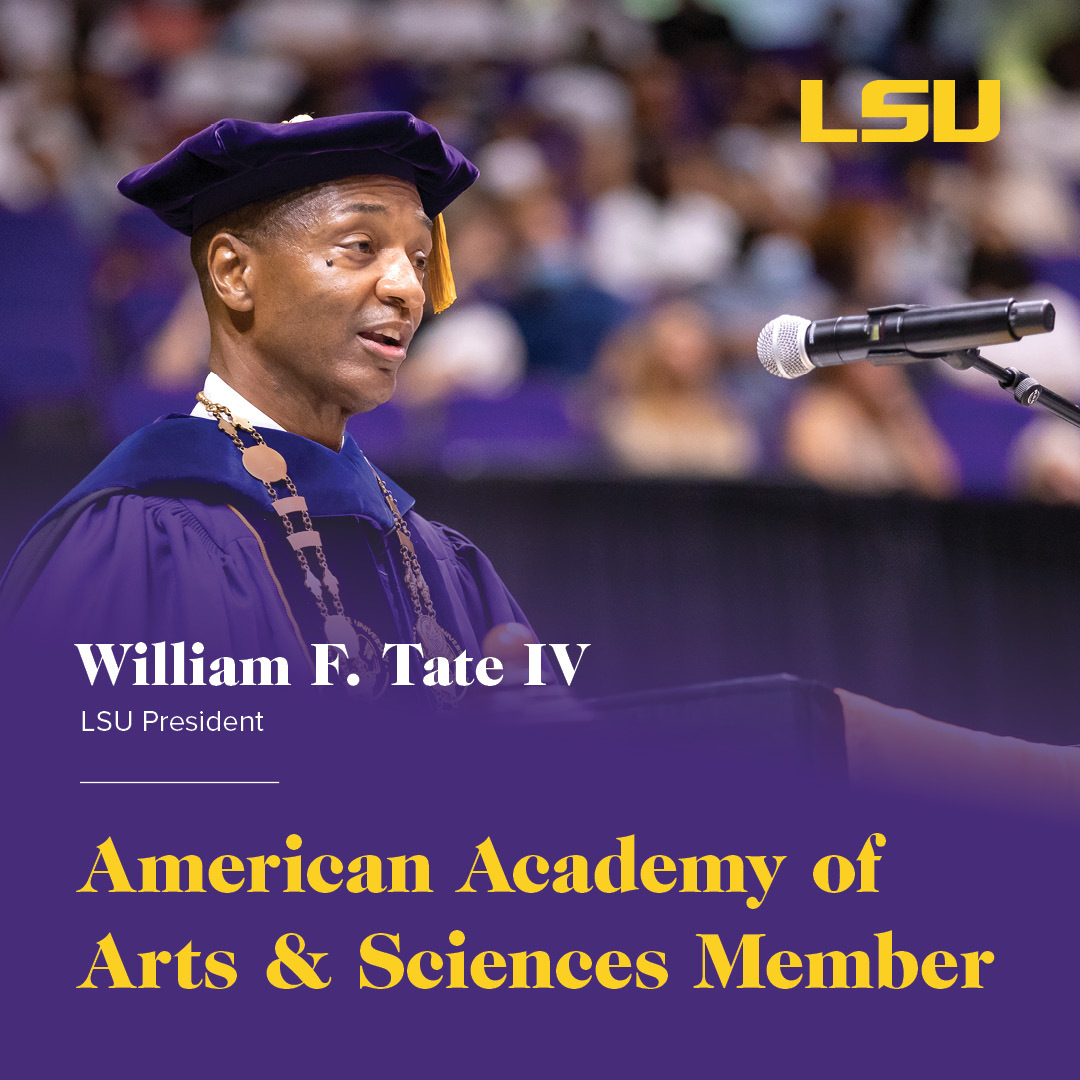 LSU President William F. Tate IV - American_Academy_of_Arts_&_Sciences