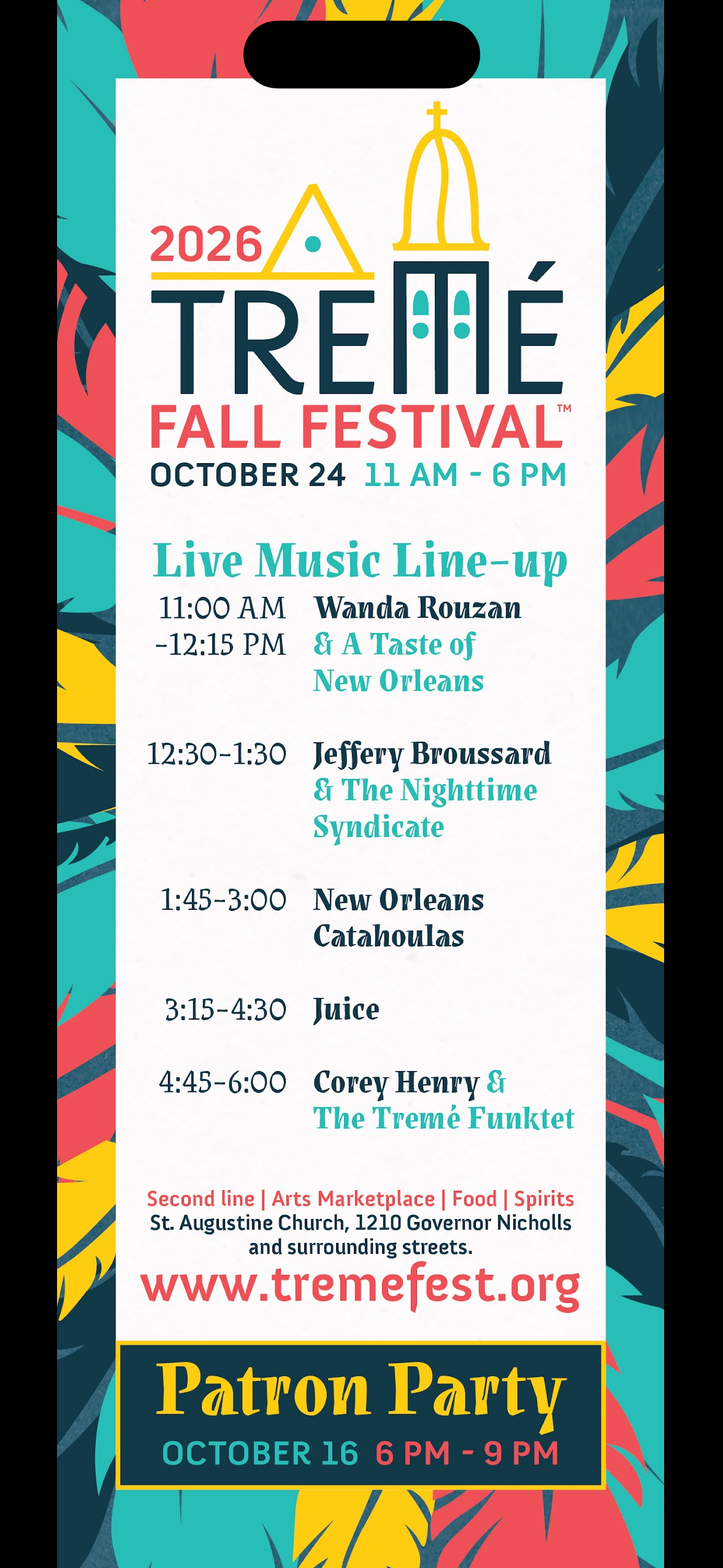 Treme Lineup