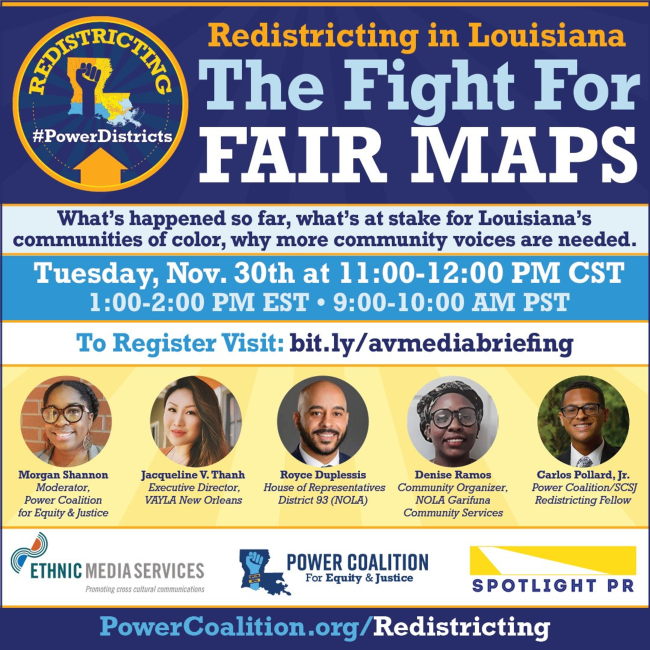 Louisiana Join The Fight For Fair Redistricting Maps