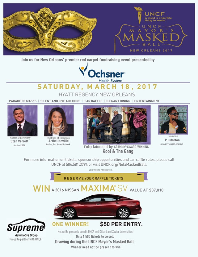 Kool & The Gang headlines UNCF Mayor's Masked Ball