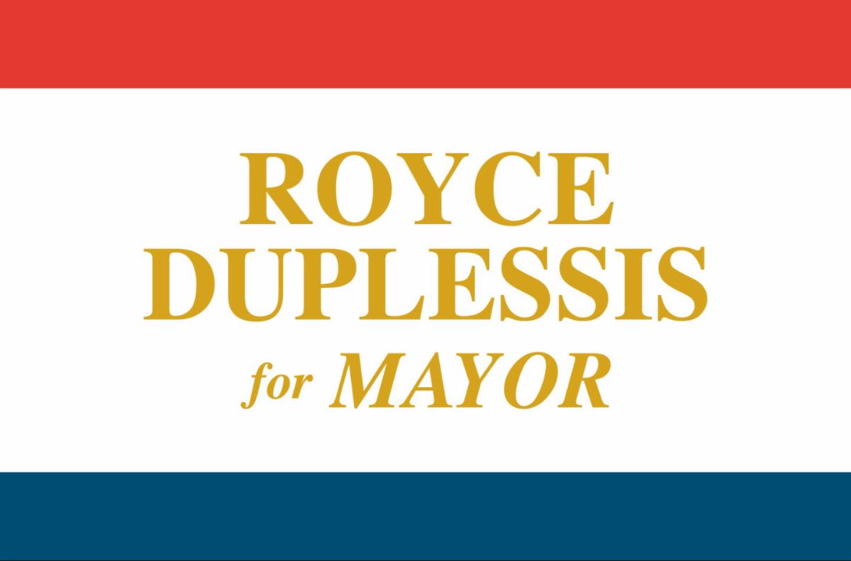 Royce-Duplessis-for-Mayor-lawn-sign