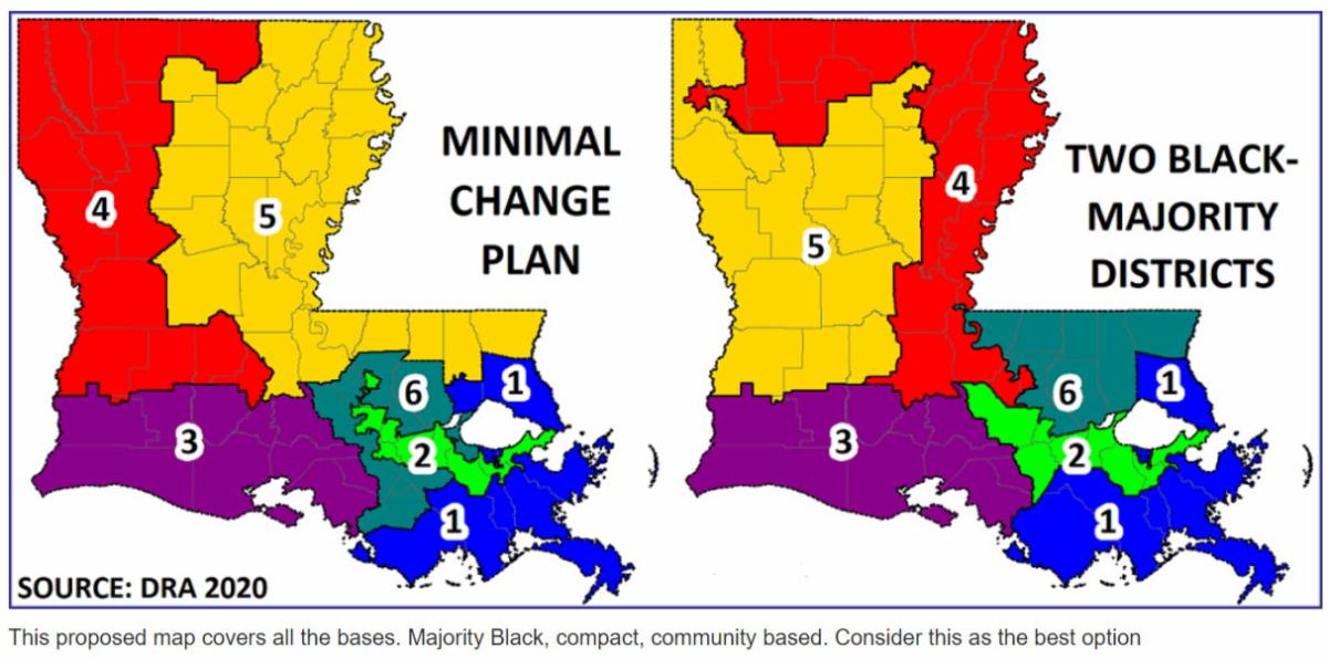 Majority Black Map - proposed