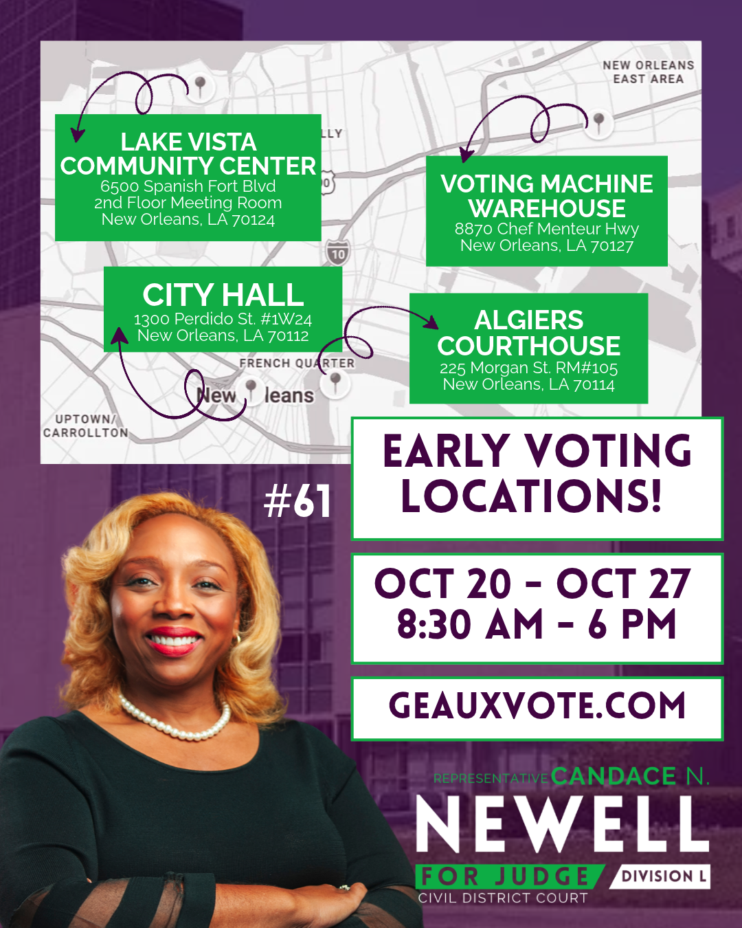 Candace Newell: Early Voting