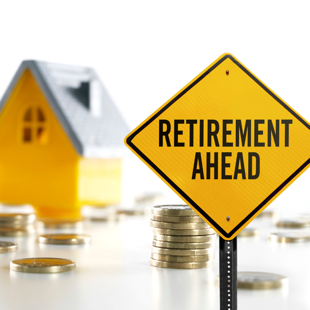 Retirement Ahead on a sign