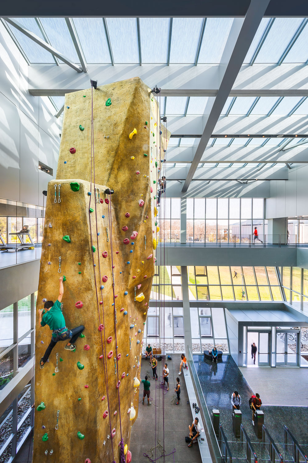 BRIC rock climbing wall