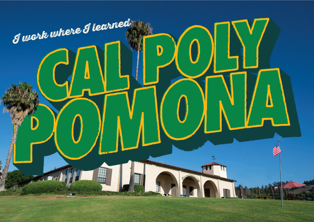 Cal Poly Pomona postcard