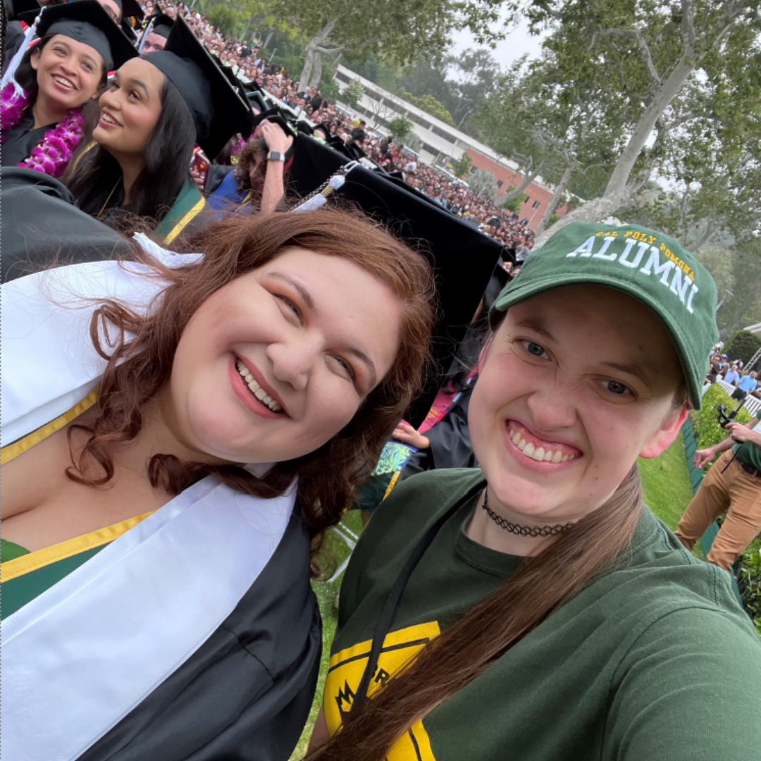 Micayla Anderson and Graduate at Commencement