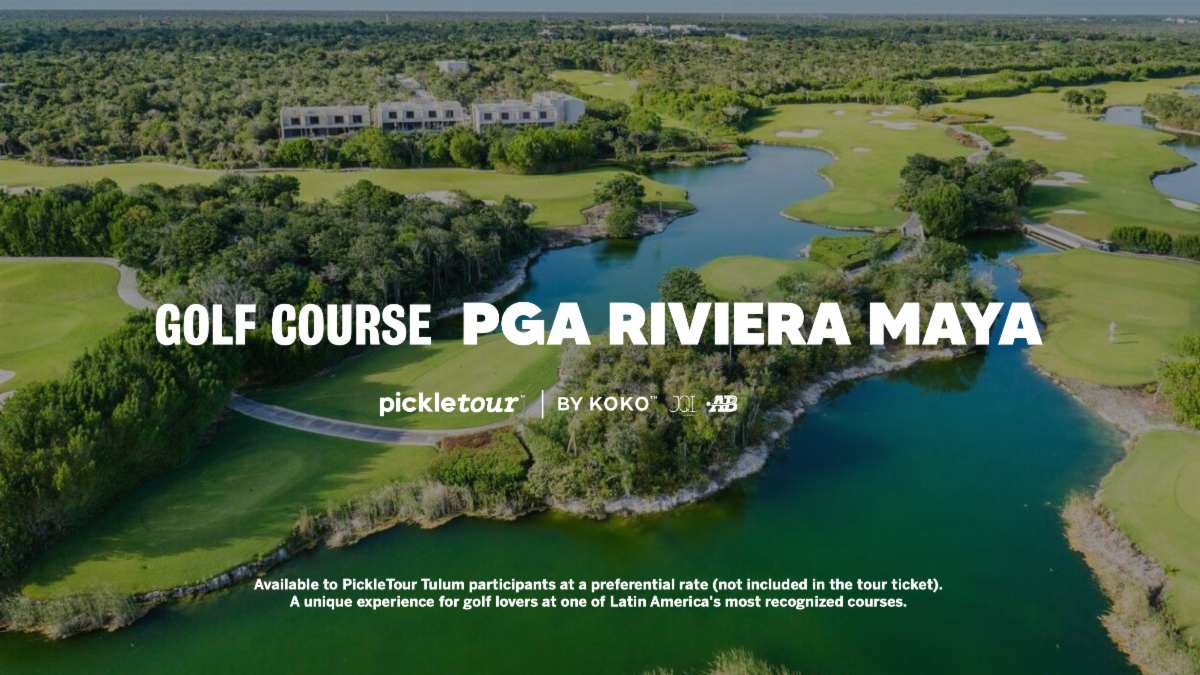 Campo de golf en PGA Riviera Maya