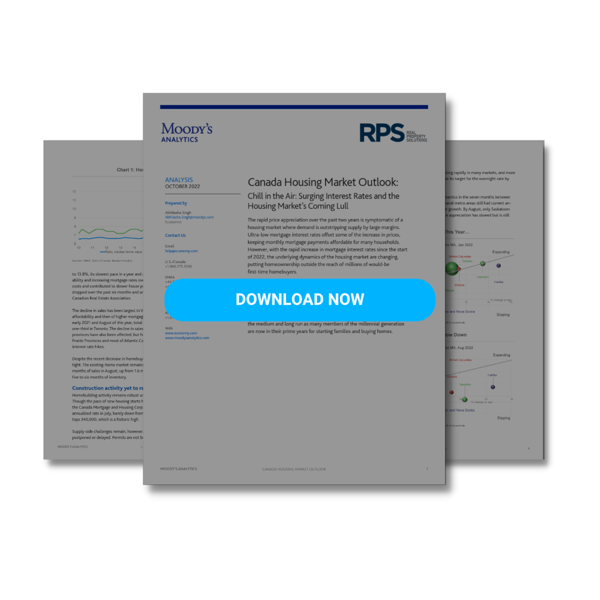 The RPS Moody's Analytics Canada Housing Market Report for Oct 2022