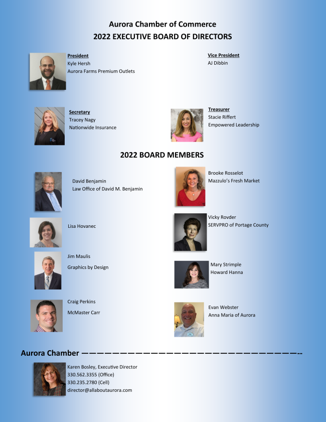 The Latest & Greatest News from The Aurora Chamber of Commerce