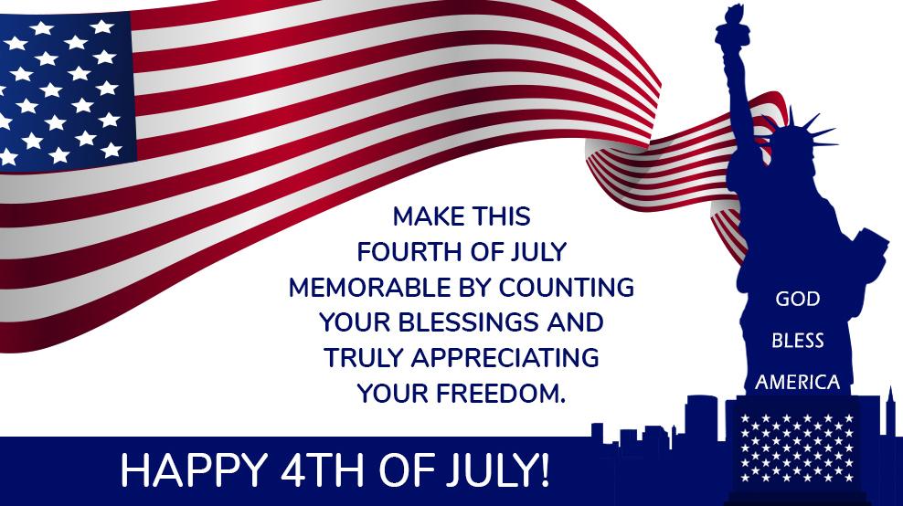 Happy July Fourth and News from Our Lady of the Rosary