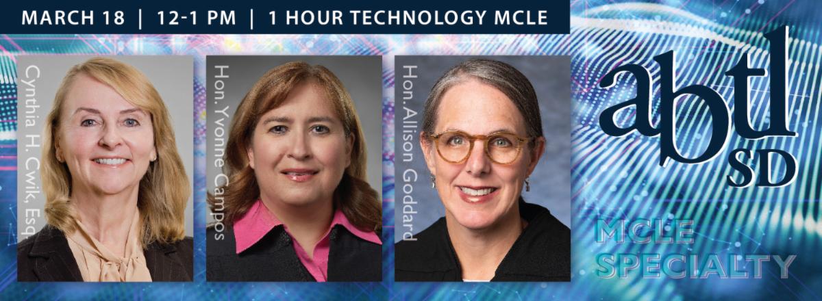 Abtl Investering ABTL MCLE Specialty Webinar | March 18, noon to 1pm