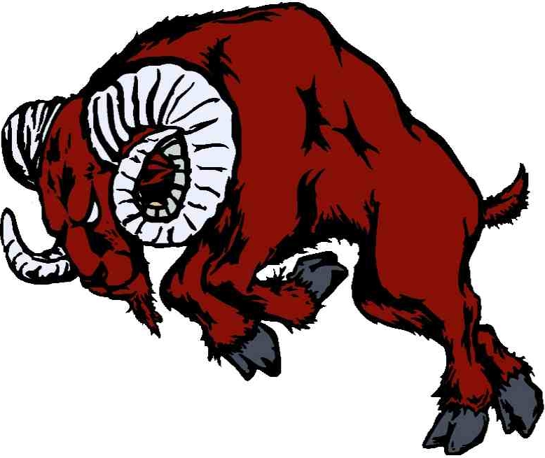 ram facing right white