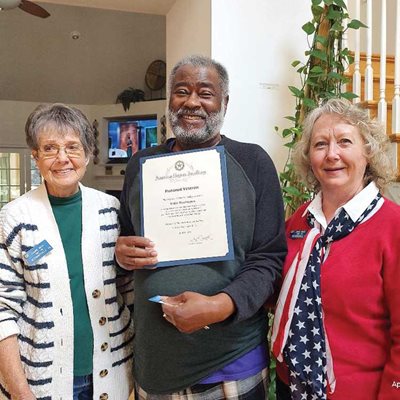Award Recipient with ALA members