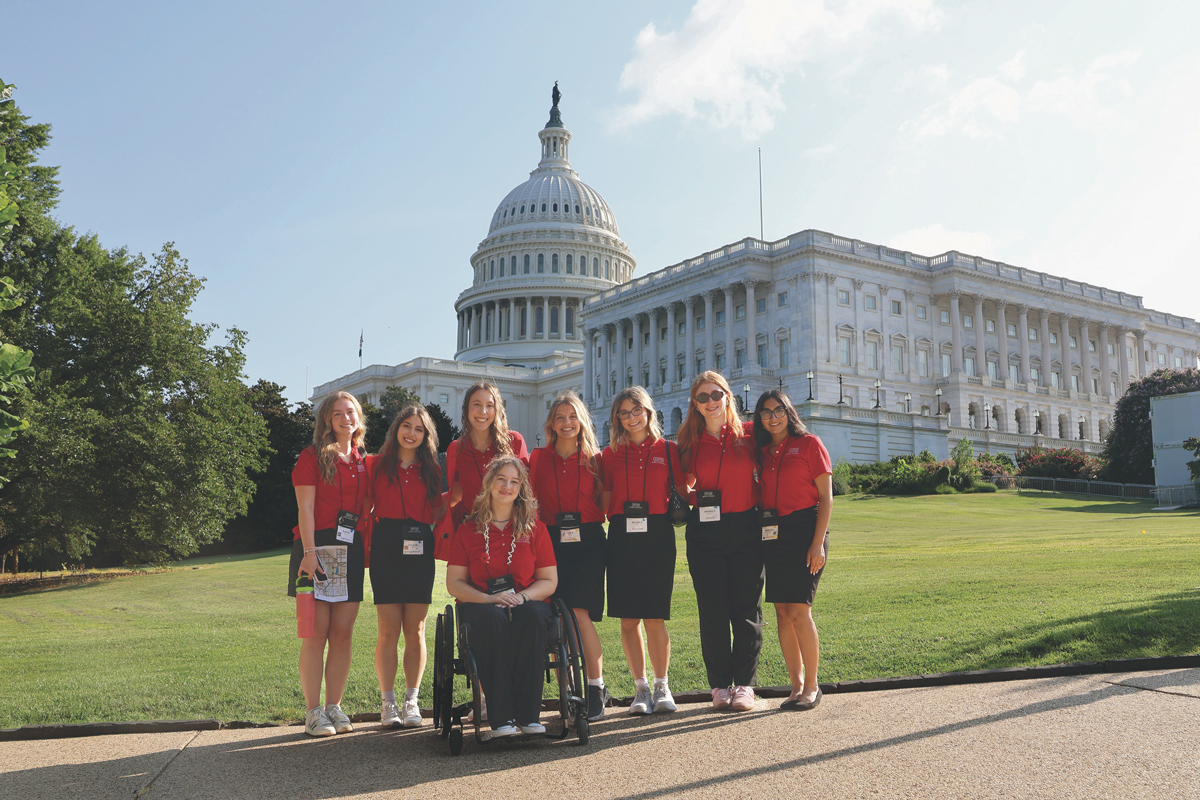 ALA Girls Nation Senators at US Capitol