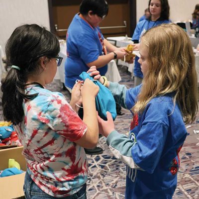 Youth volunteer activity