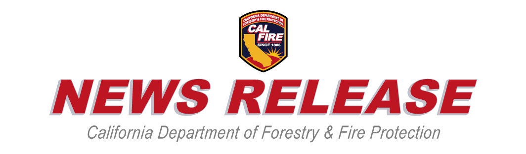 CAL FIRE News Release