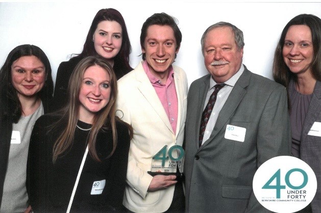 BRPC staff members join Nick Russo at the Forty Under 40 event 