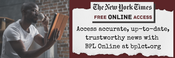New York Times Online offers free access to accurate up to date trustworthy news from bpl online