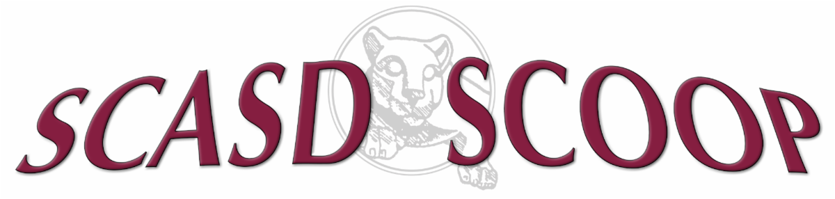 SCASD Scoop Masthead for the newsletter