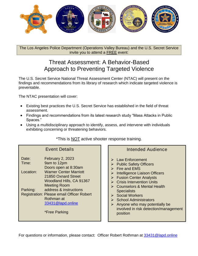 Grab and Go Information January 11, 2023