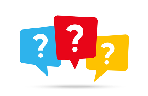 Message box with question mark icon