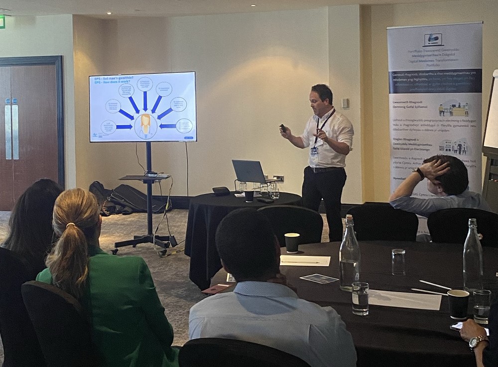 Laurence James at HEIW