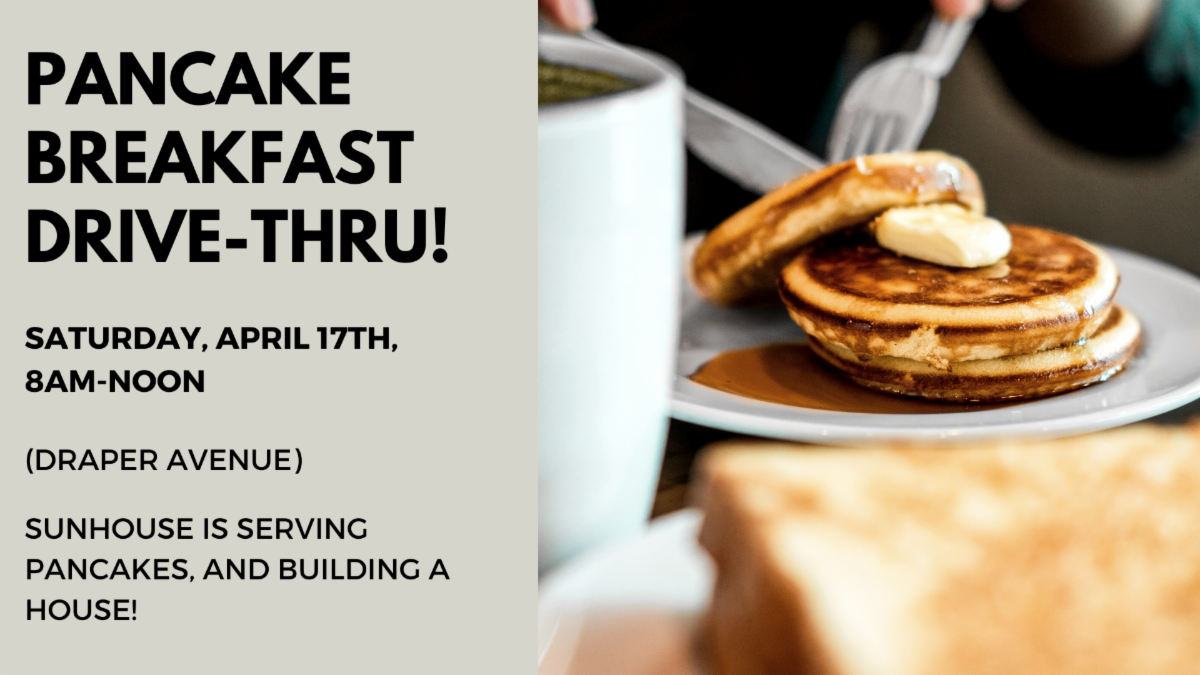 Tomorrow Pancake Breakfast DriveThru/Sunday Start the new sermon series