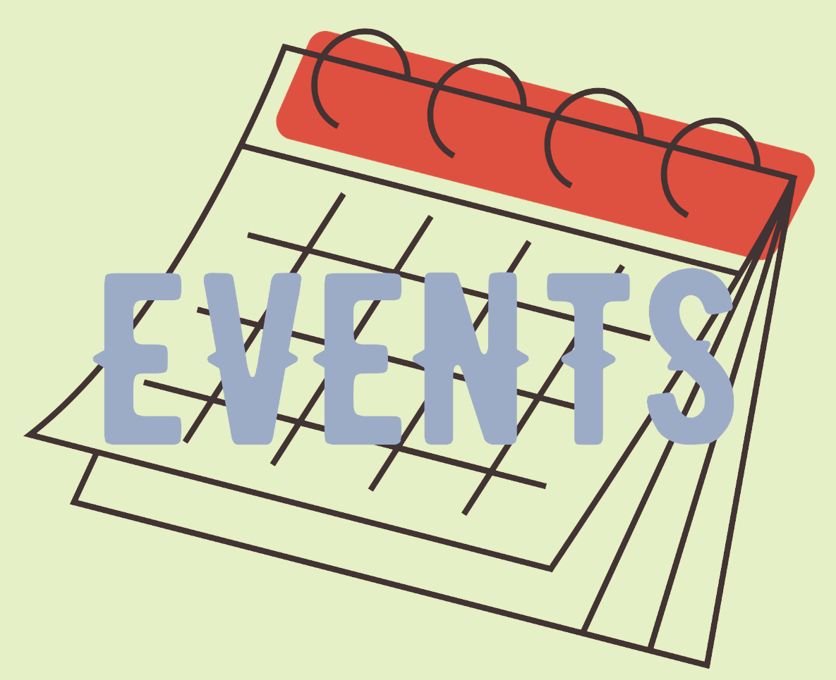 calendar icon graphic with text: "EVENTS"