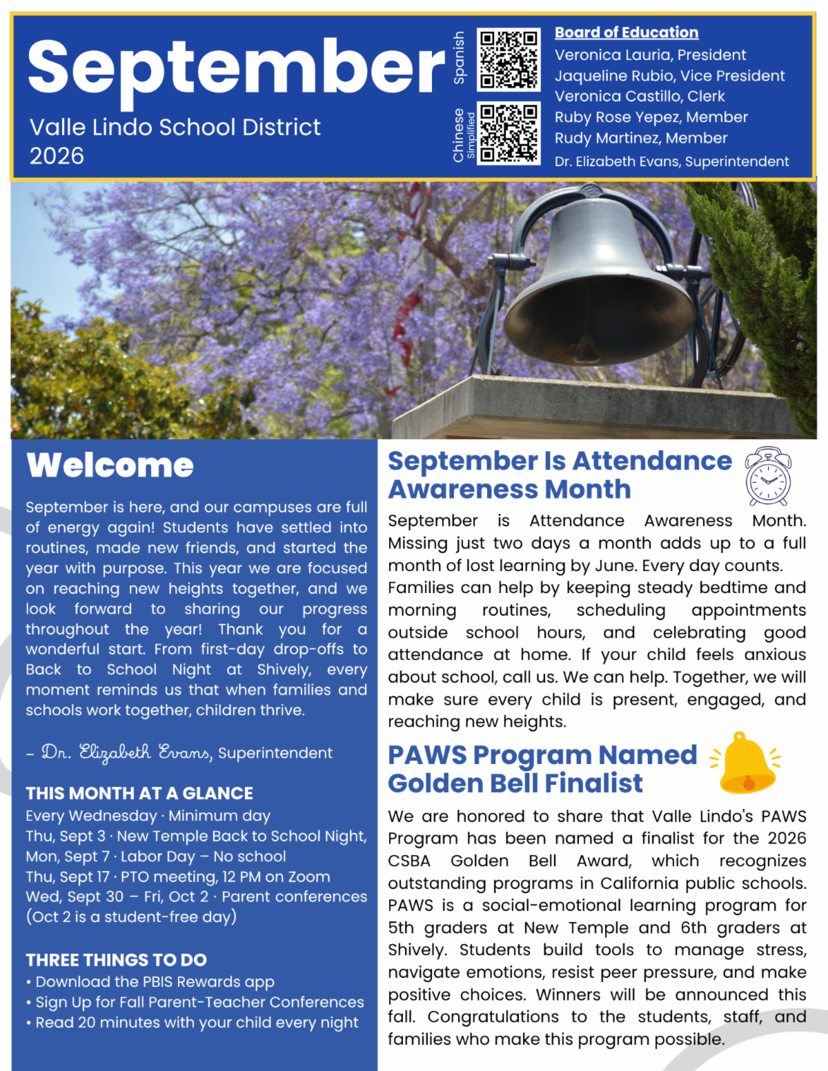 View the full September 2026 newsletter
