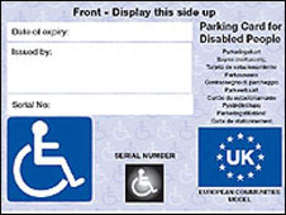 blue badge