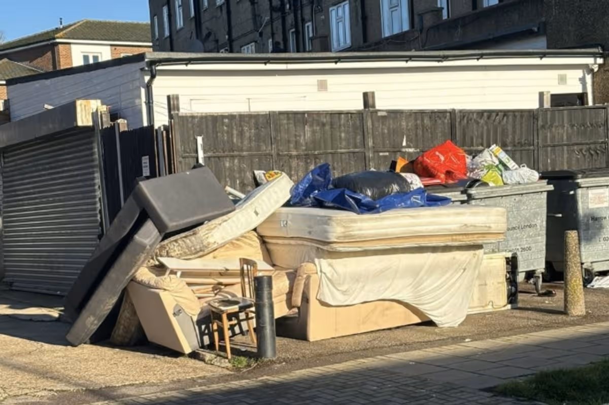 Harrow fly-tip