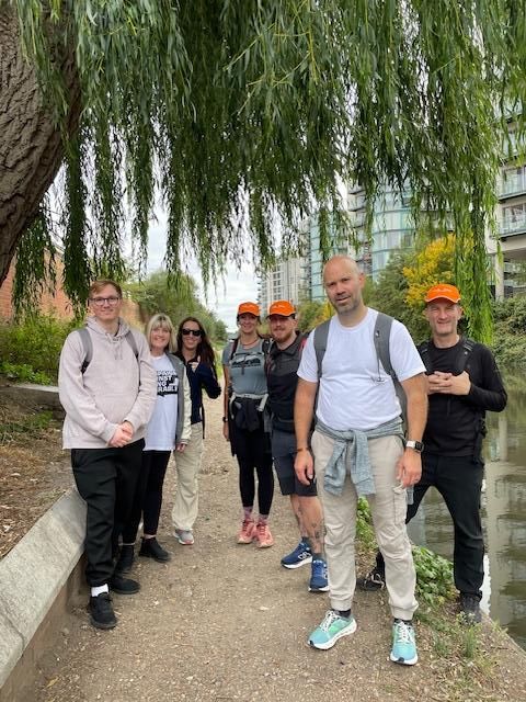 charity walkers