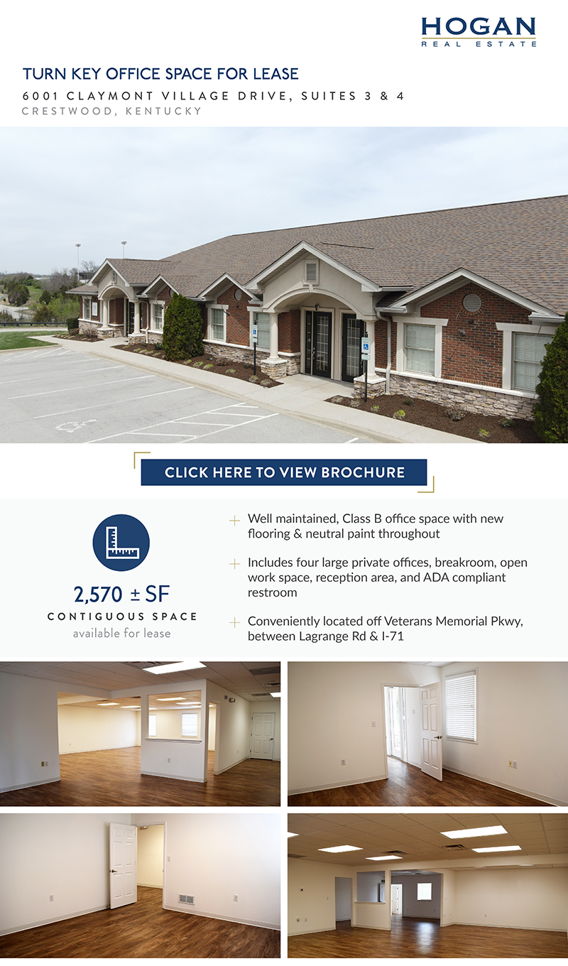 Turn Key Office Space Available in Crestwood, KY